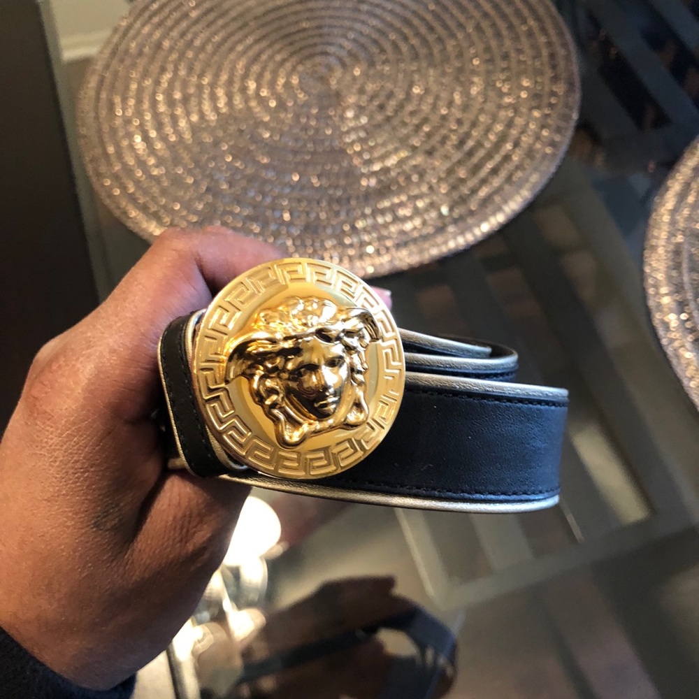 Authentic Versace Medusa head belt